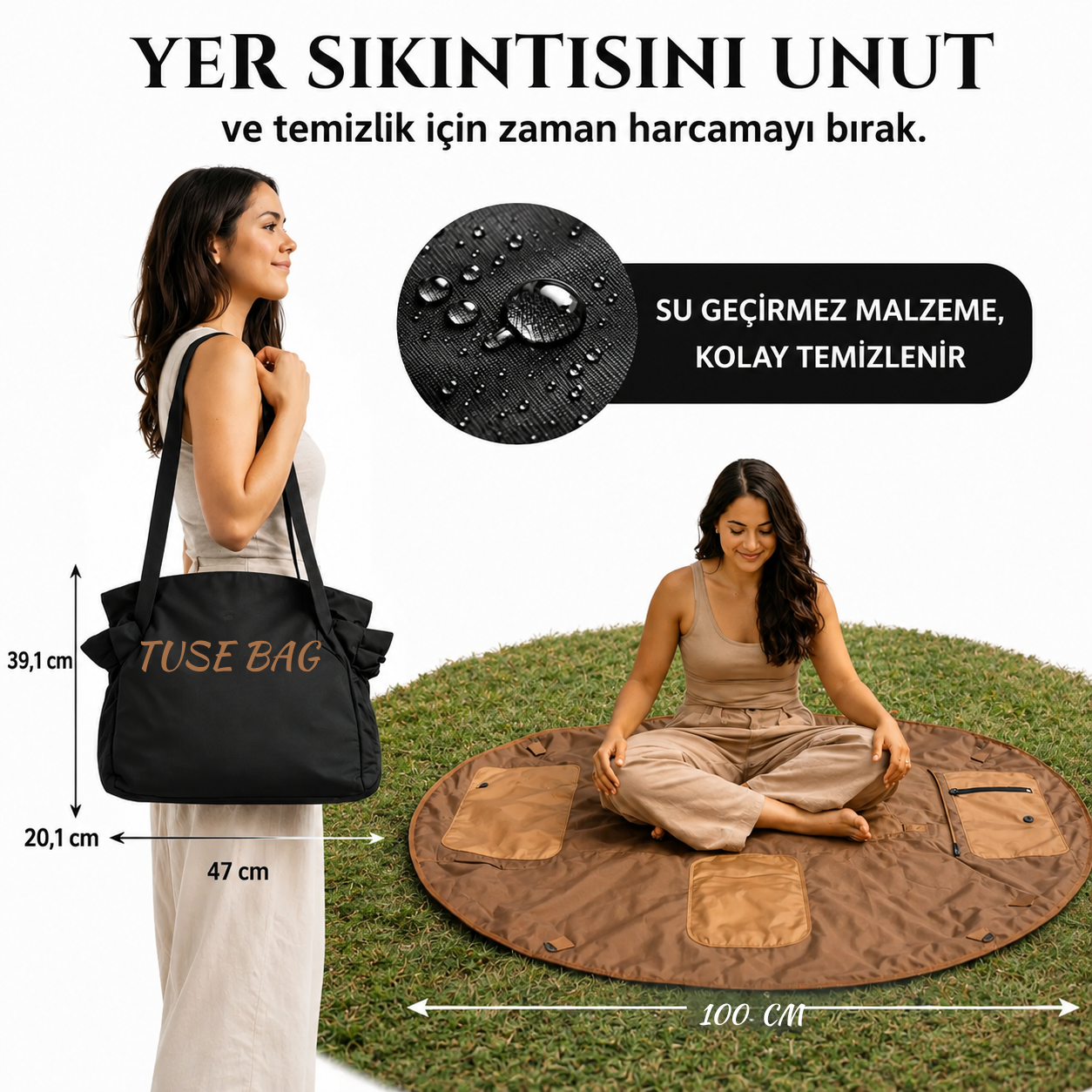 Özel Üretim Kolay Toplanır Çanta